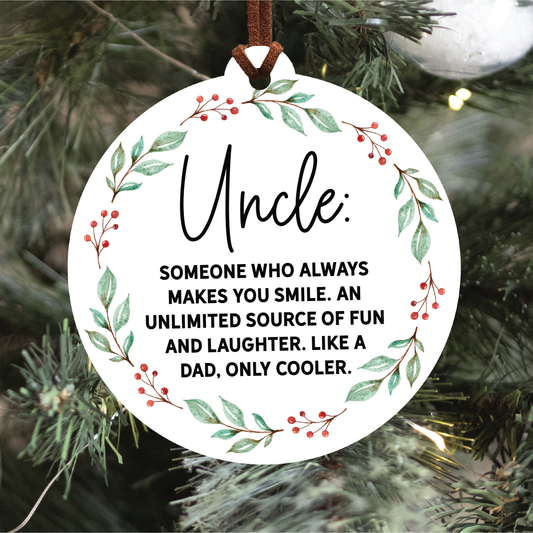 Knotty Design Co. - Uncle Christmas Ornament