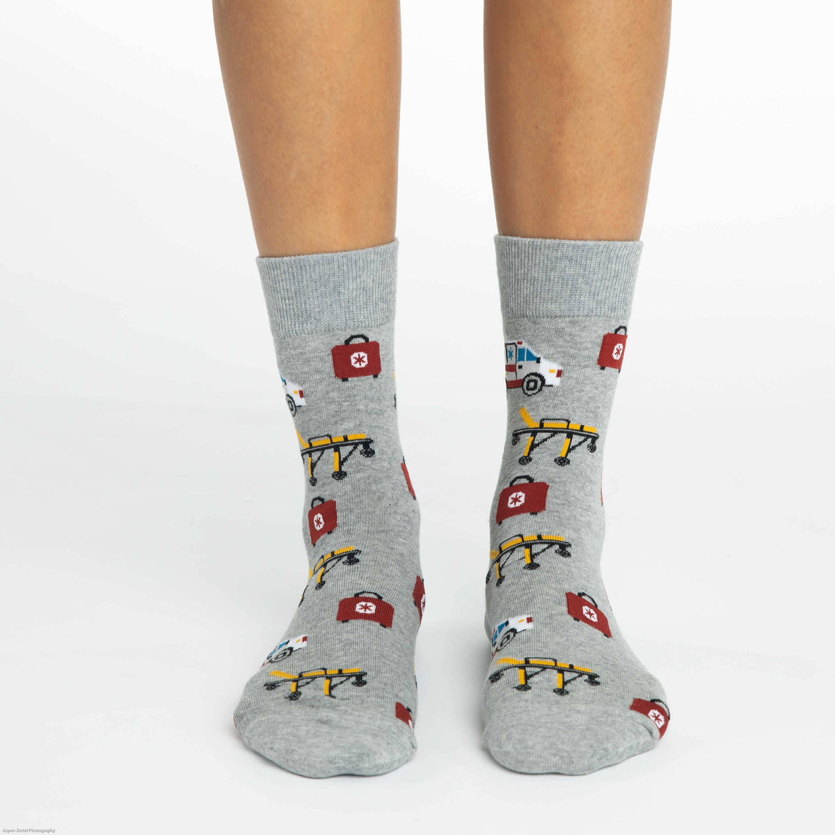 Good Luck Sock - Women's Paramedic Socks: Shoe Size 5-9