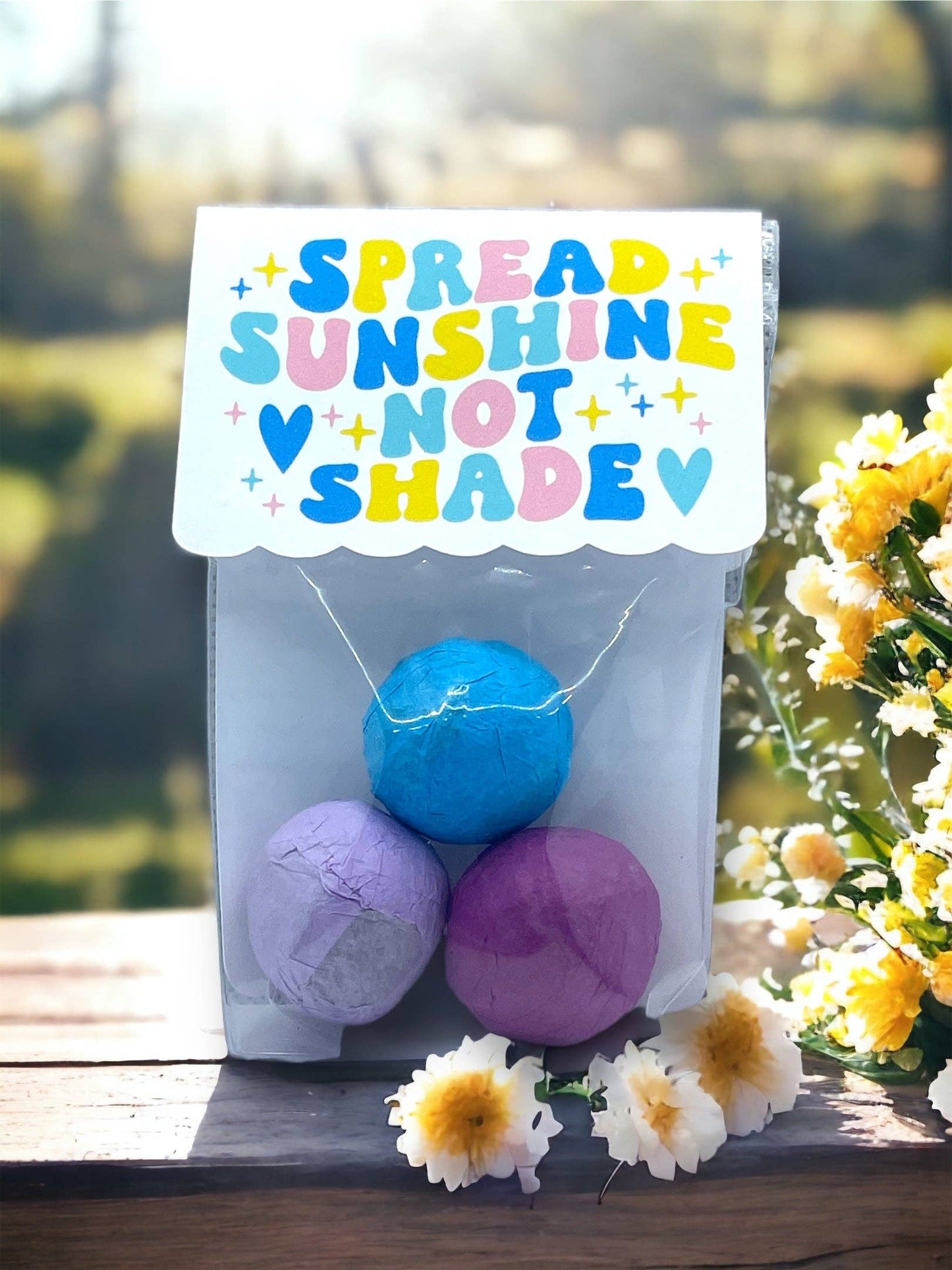 Fuschia Designs Shop - Seed Bombs - Canadian Wildflower - 3 seed bombs /pack
