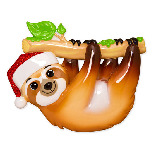 PolarX Ornaments - Sloth Personalized Christmas Ornament
