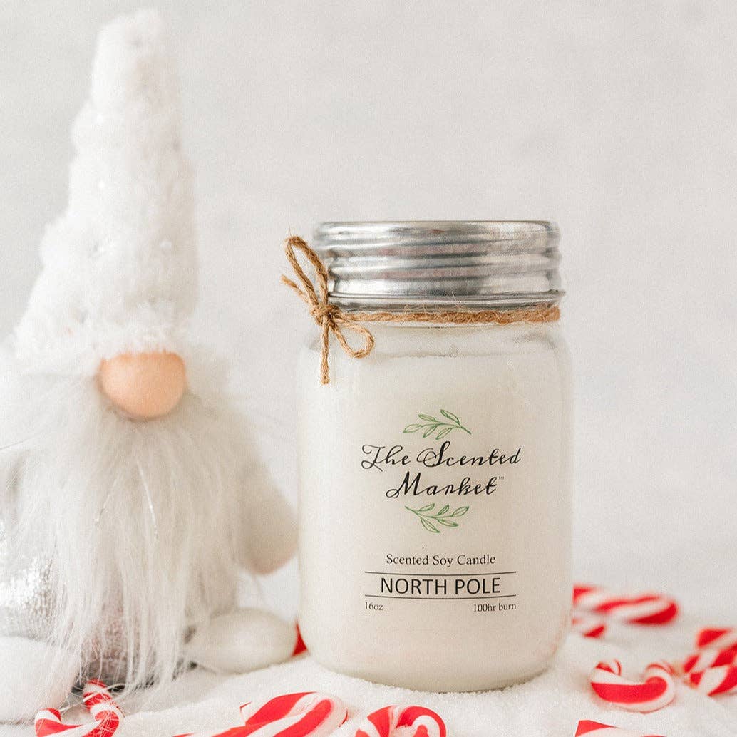 The Scented Market - NORTH POLE Soy Wax Candle 16 oz