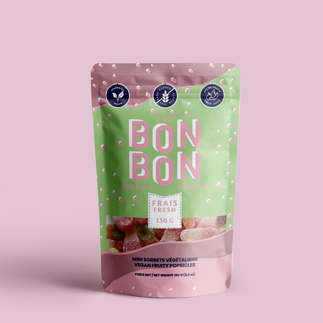 La boîte à bonbons - Vegan Fruity Popsicles - Gummy Candies