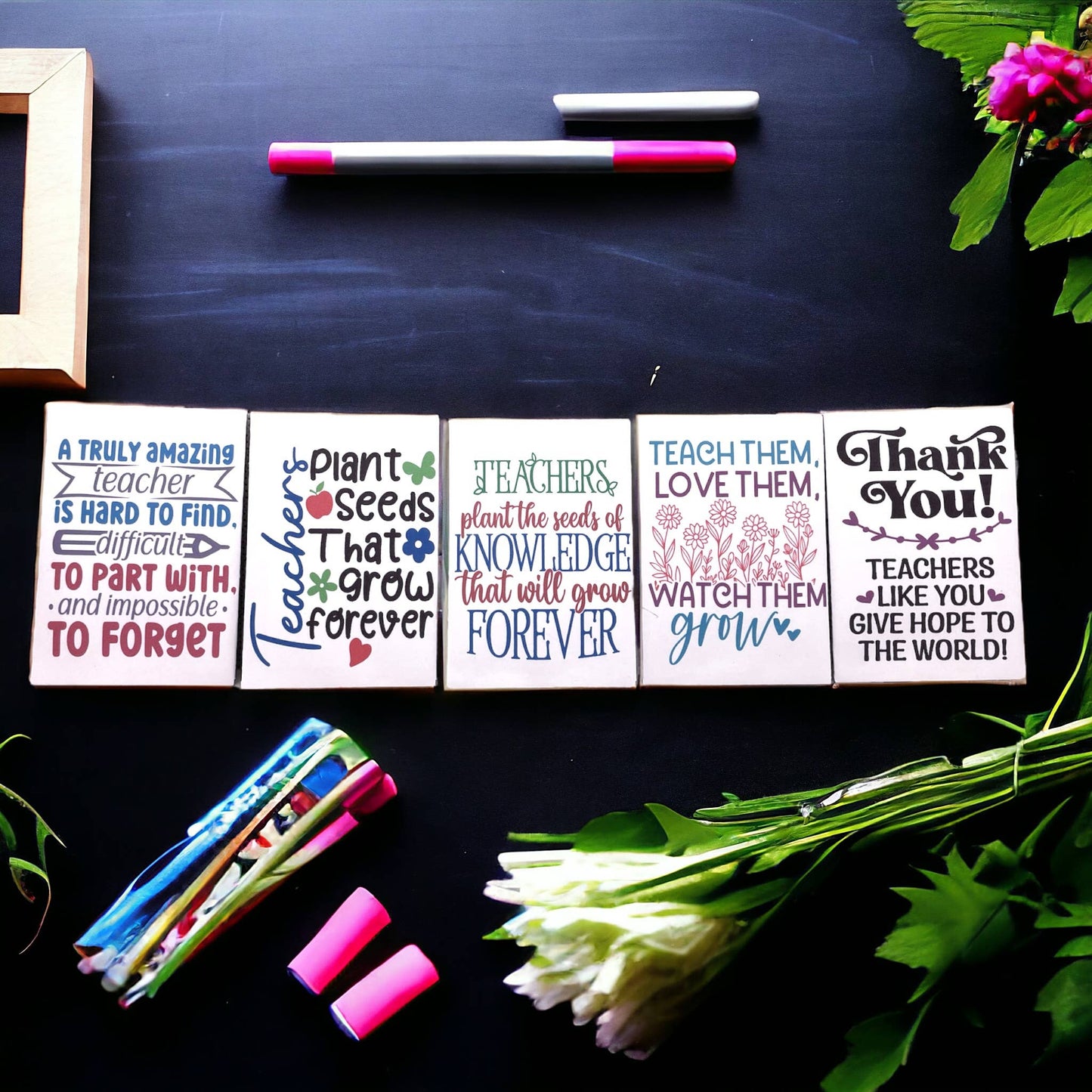 Teacher Gift seed package with Wildflowers