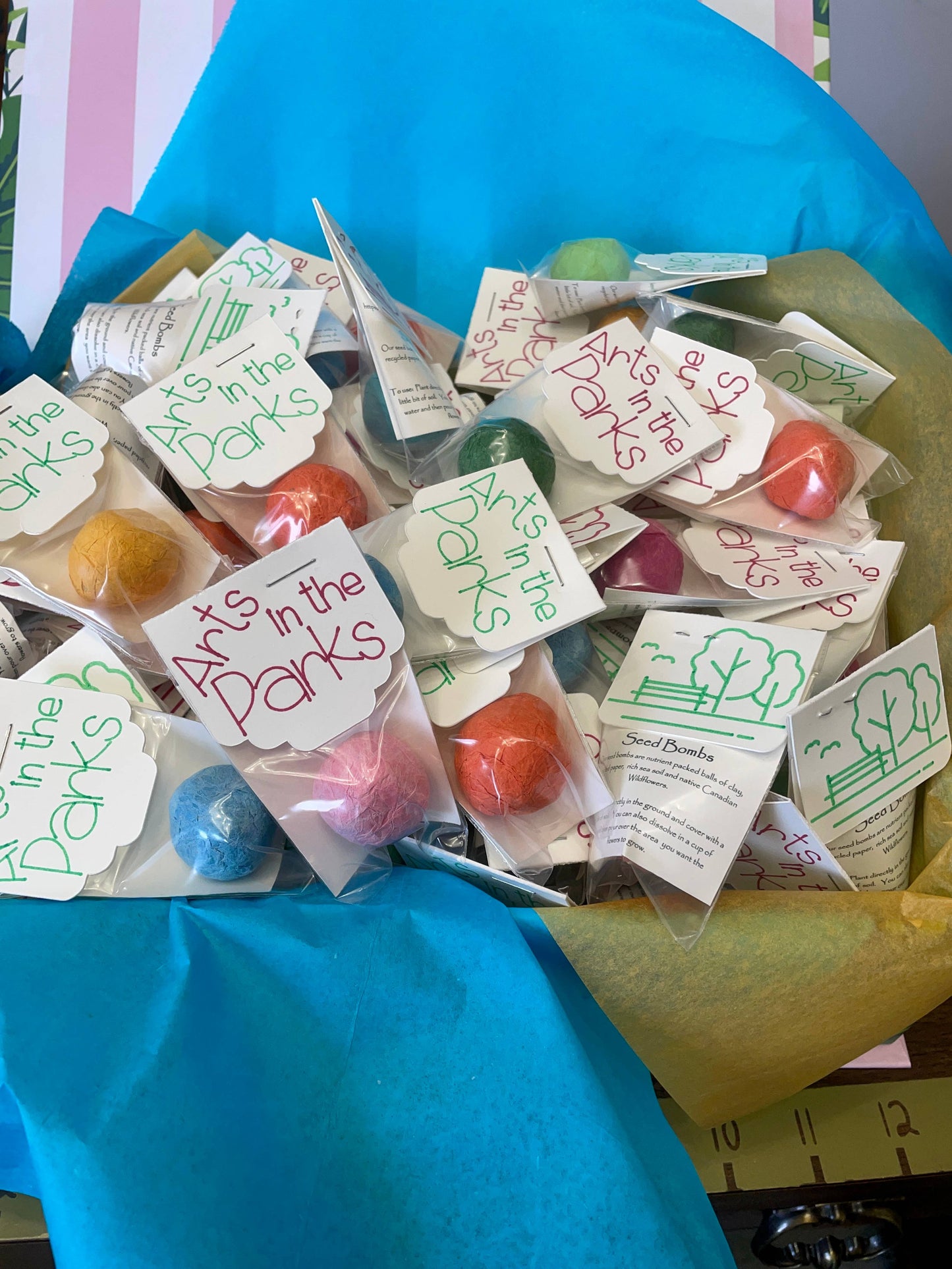 Fuschia Designs Shop - Seed Bombs - Inspirational Messages - Canadian Wildflower: 10 Single Wraps