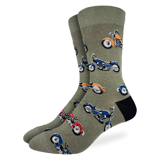 Good Luck Sock - Men's Chopper Motorcycle Socks: Shoe Size 7-12