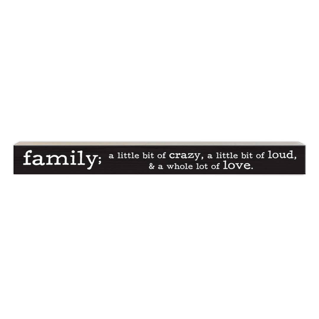 Pinetree Innovations Canada - Family; A little Bit of | Wood Sign