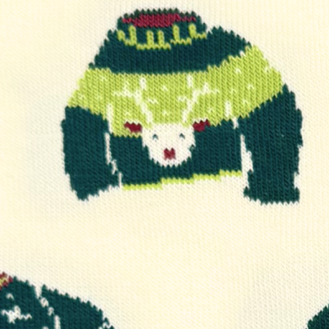 Friday Sock Co. - Men's Ugly Christmas Sweaters on Socks Mid-Calf Socks - Gift