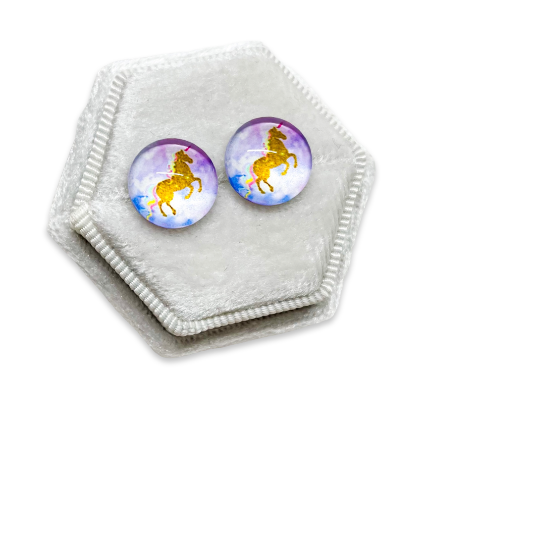 Shantiques Mini Creations - Earrings - Unicorns: 14 / Post