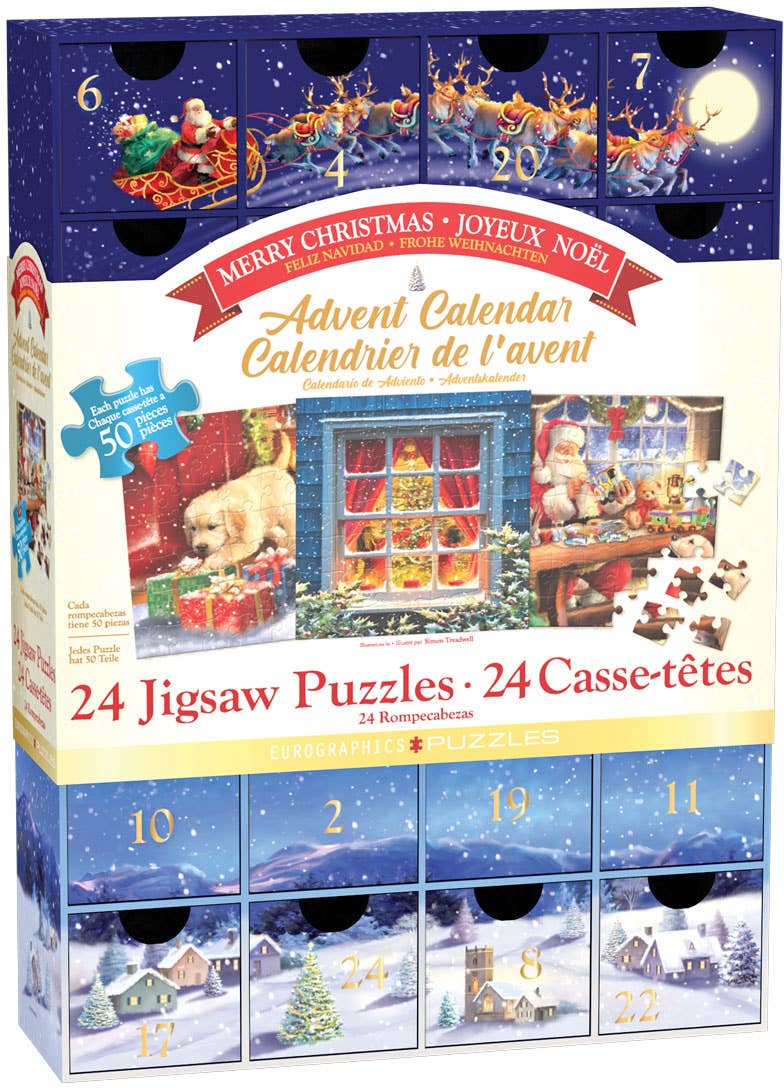 Eurographics Puzzles Canada - Merry Christmas - Advent Calendar