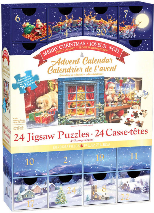 Eurographics Puzzles Canada - Merry Christmas - Advent Calendar
