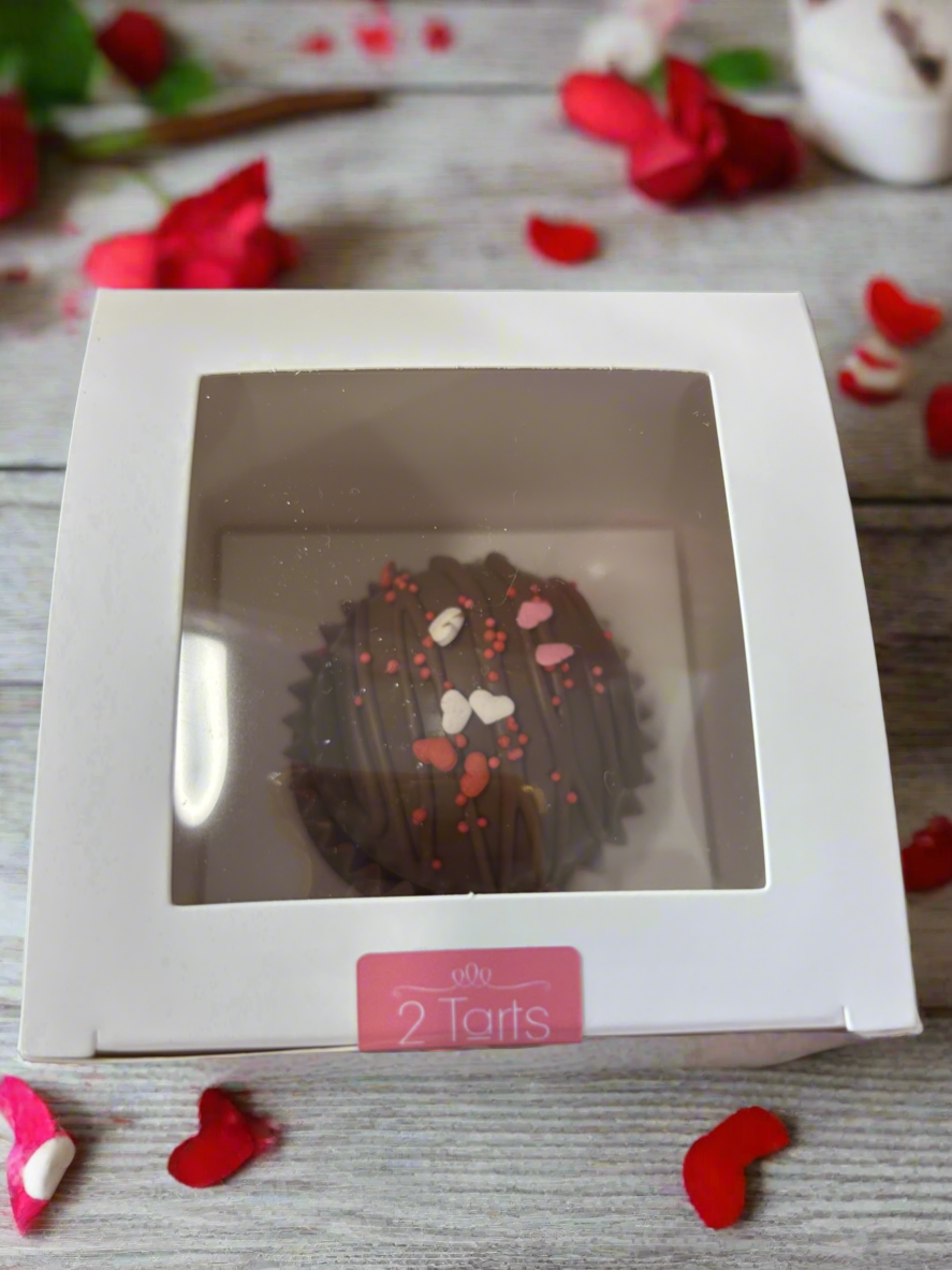 Hot Chocolate Bomb with Heart Candies