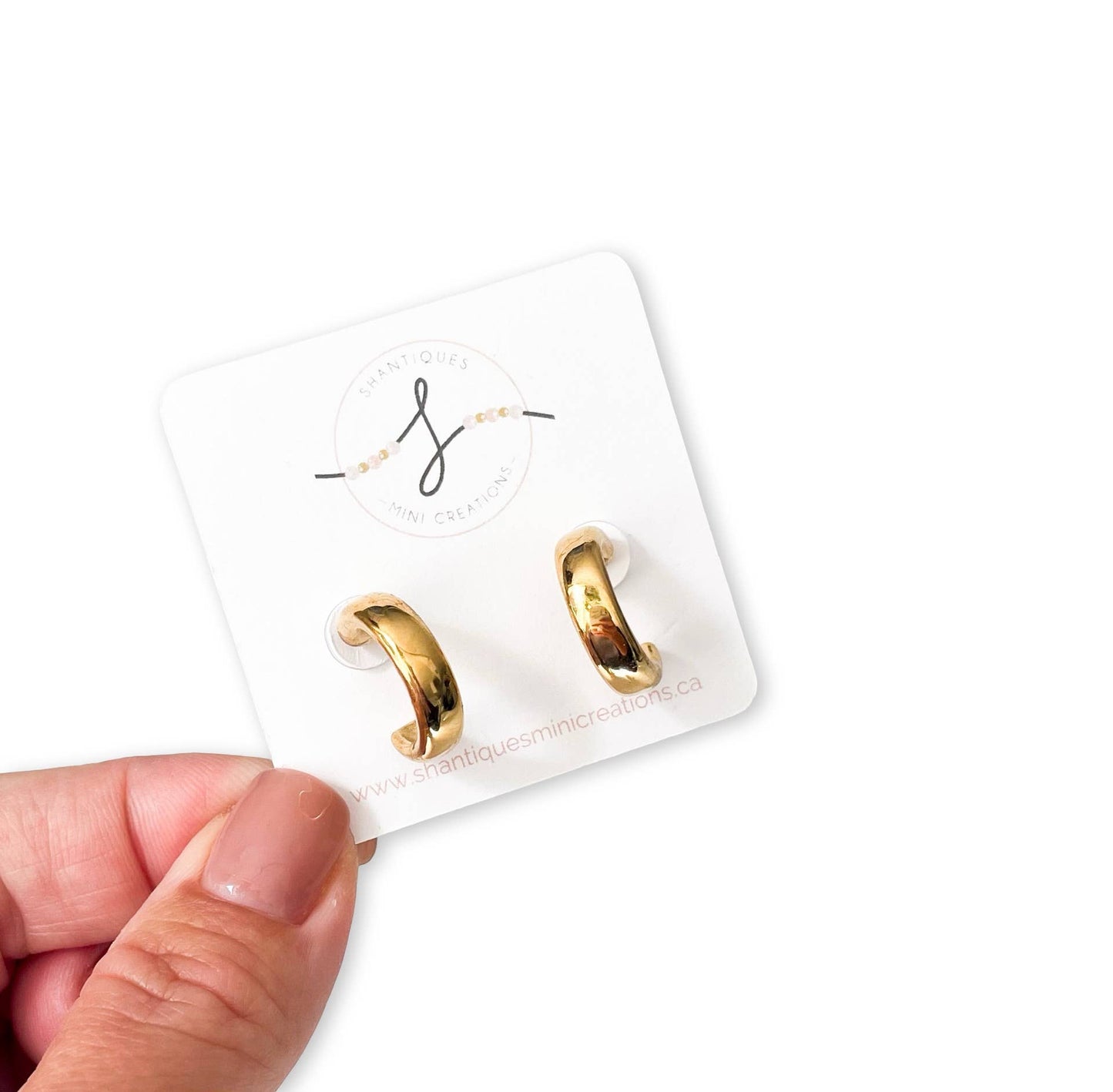 14K Gold Plated Hoop Earrings