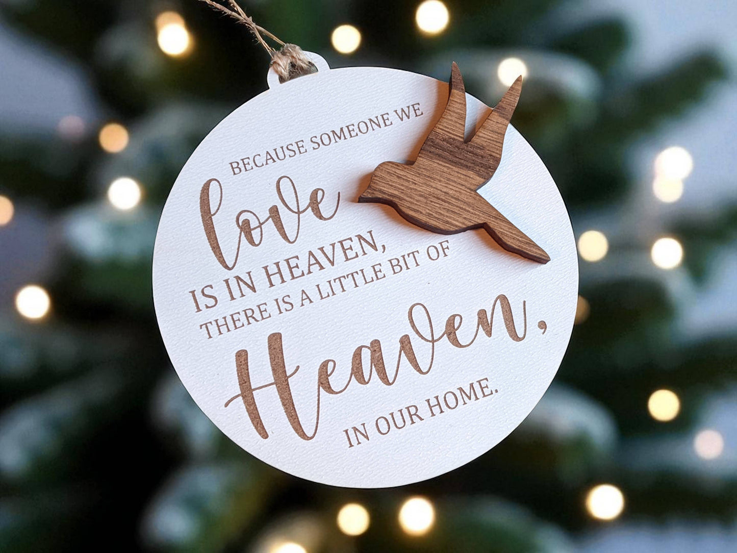 Richer Design Co. - Memorial Heaven Christmas Ornament: Feature Image