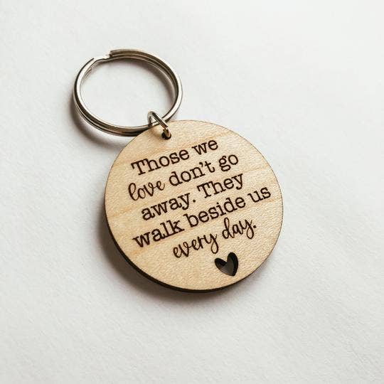 Knotty Design Co. - Those We Love Wooden Keychain