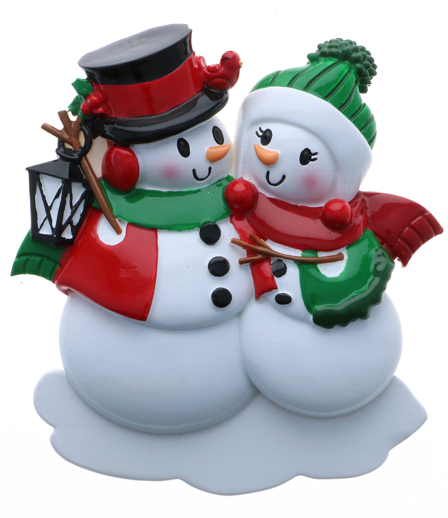 PolarX Ornaments - Snowman Family Personalized Ornament: 5