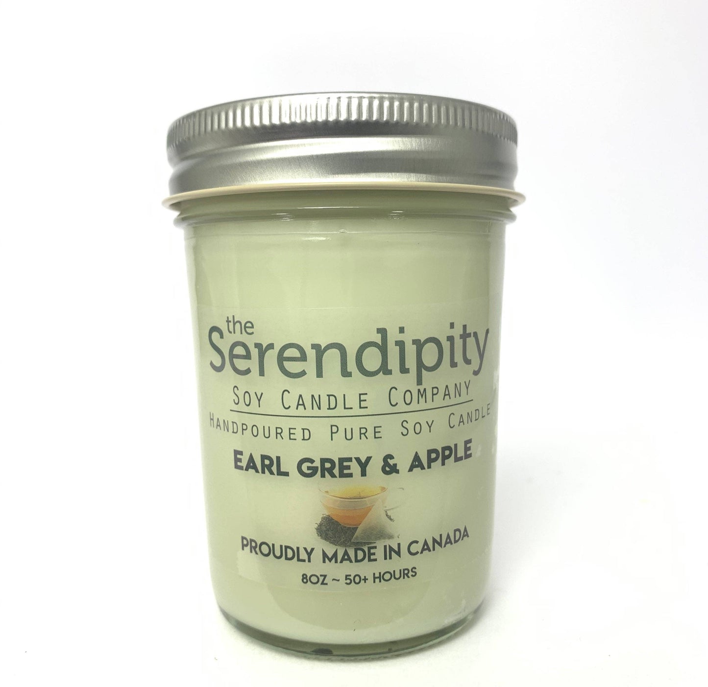 Serendipity Soy Candles - Earl Grey & Apple: 8oz