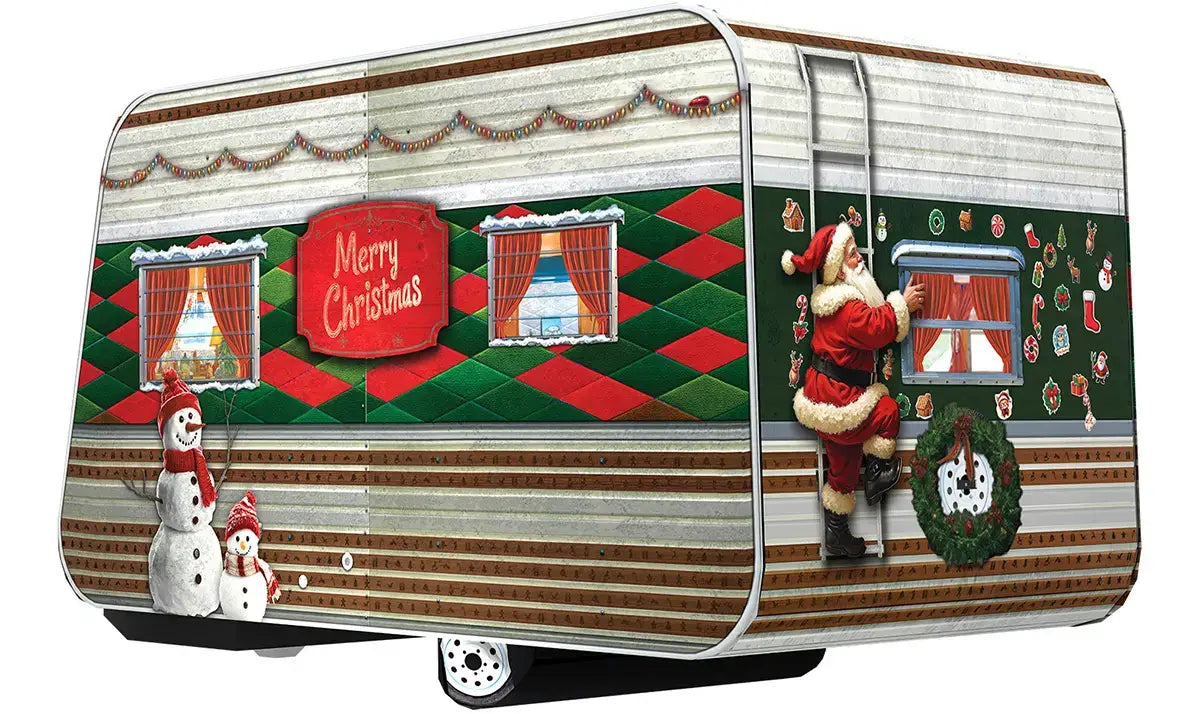 Eurographics Puzzles Canada - Christmas Camping Trailer Tin