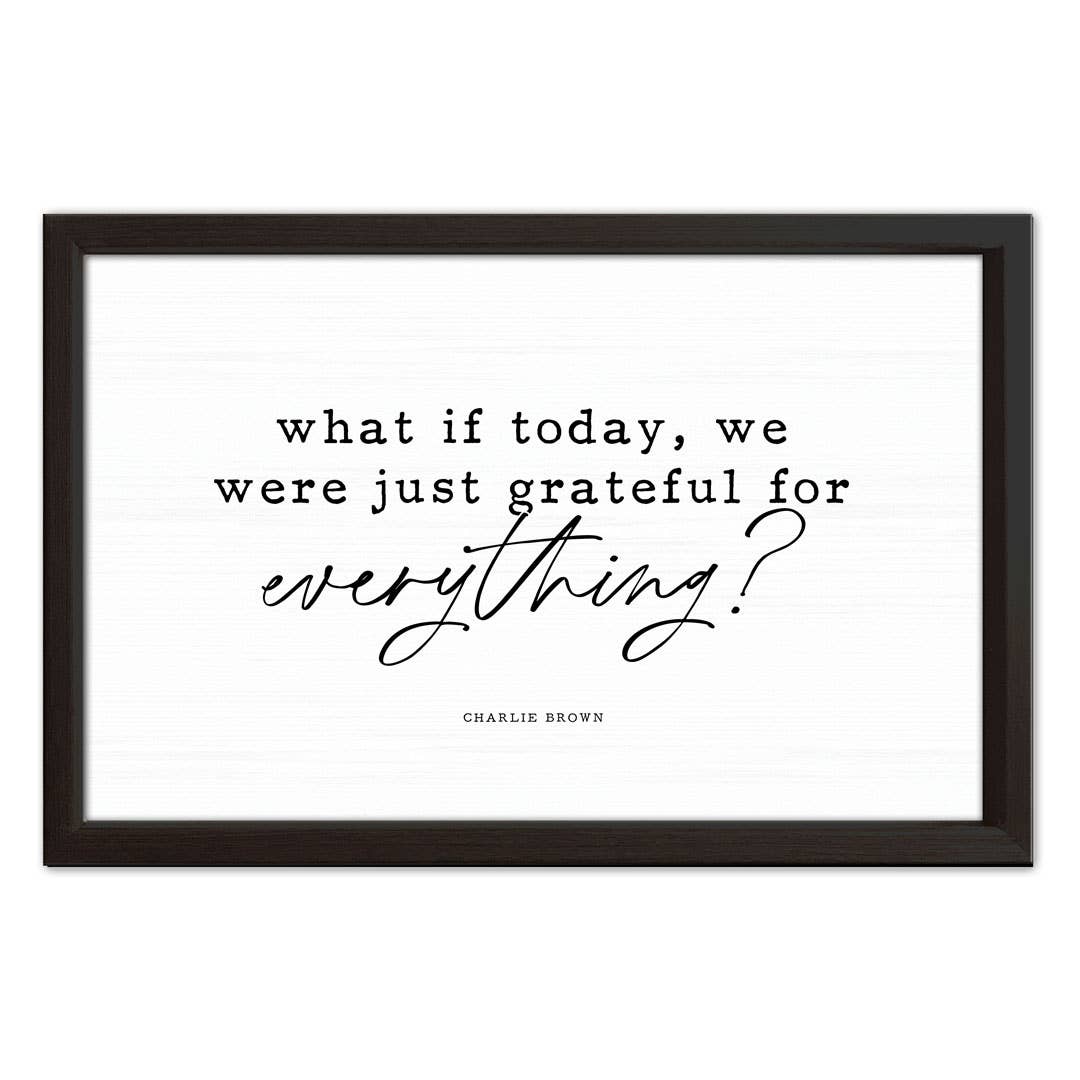 What If Today | Wood Sign: 14x10