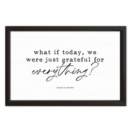 What If Today | Wood Sign: 14x10