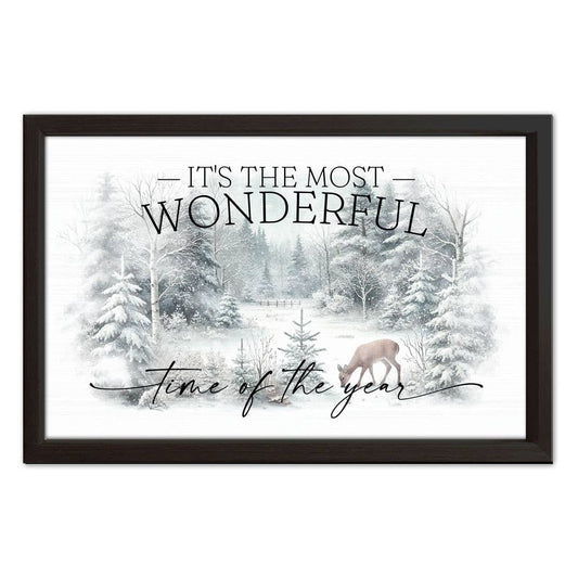 It's The Most Wonderful Time Of The Year | Wood Sign: 22 x 14