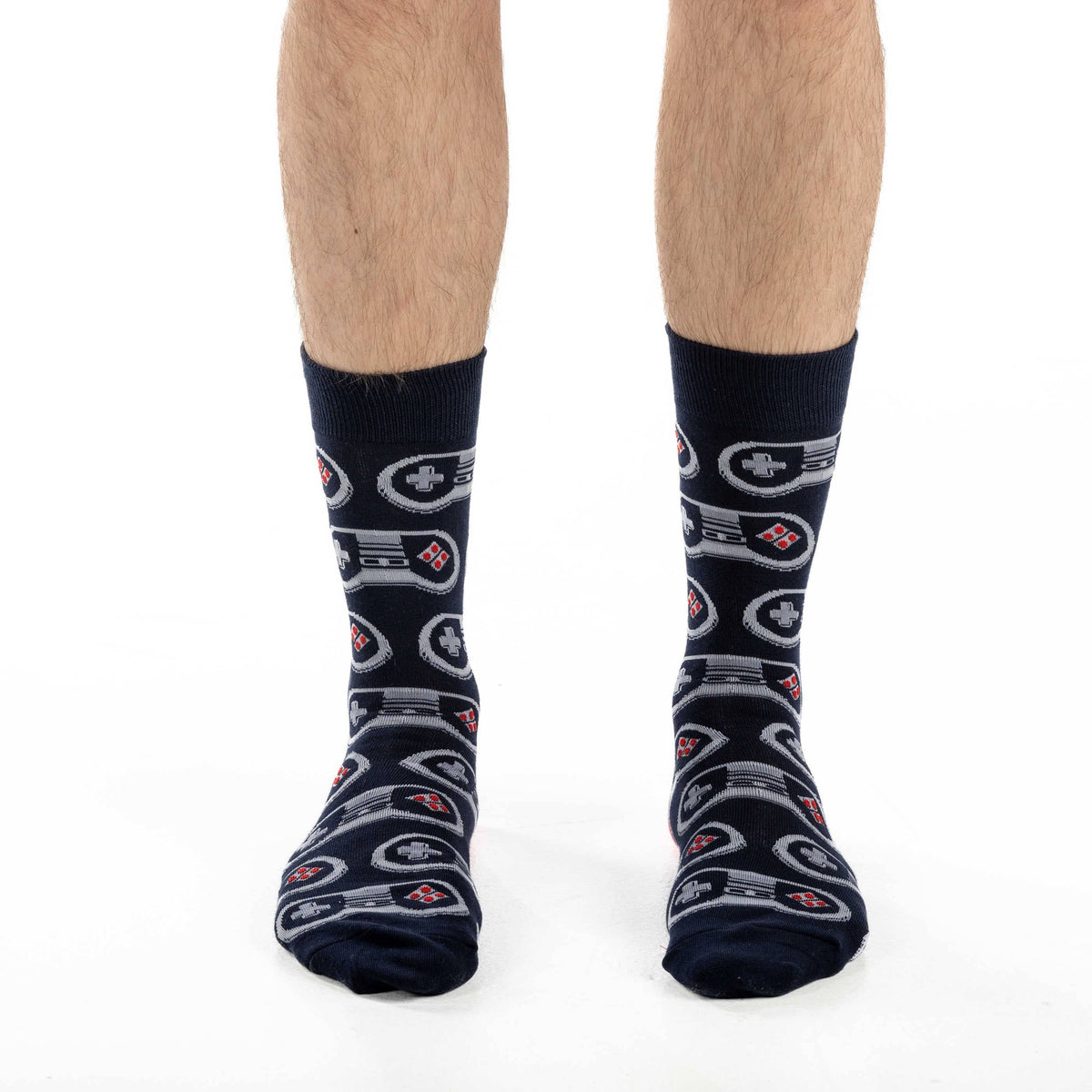Good Luck Sock - Men's Video Game Controller Socks: Shoe Size 7-12