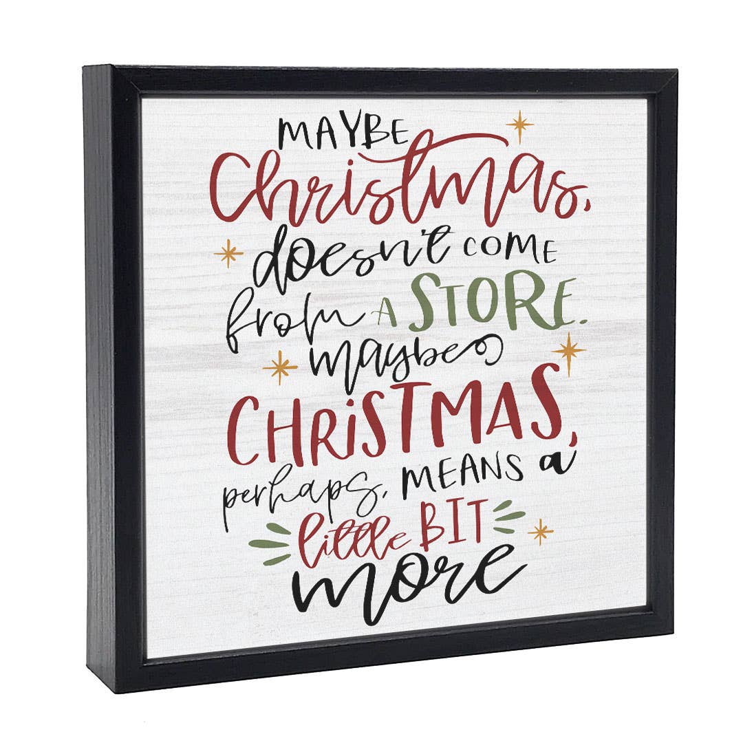 Pinetree Innovations Canada - Maybe Christmas | Wood Sign Christmas
