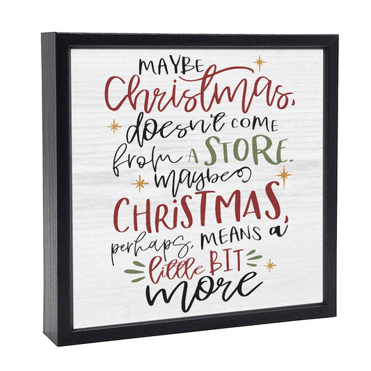 Maybe Christmas | Wood Sign Christmas