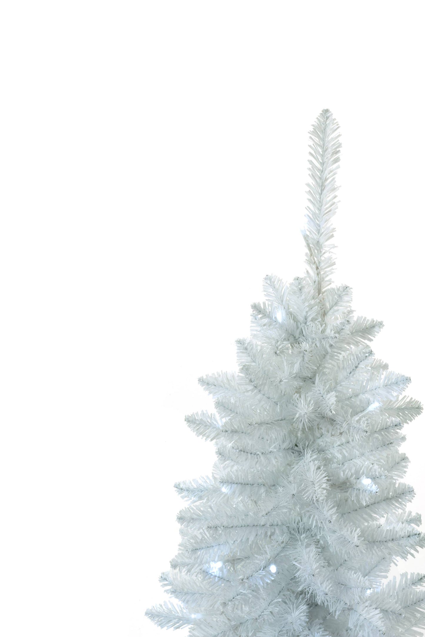 Starlight Collection - White Spruce Needle Prelit Pencil Tree