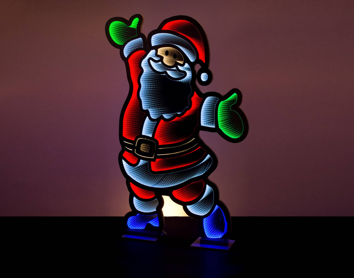 Christmas Tradition - 72" Santa Outdoor Infinity Light