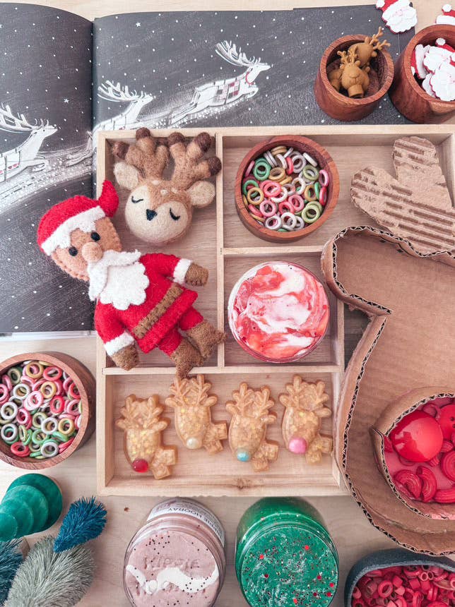 Sewing Seeds Play - One Felt Christmas Santa Claus