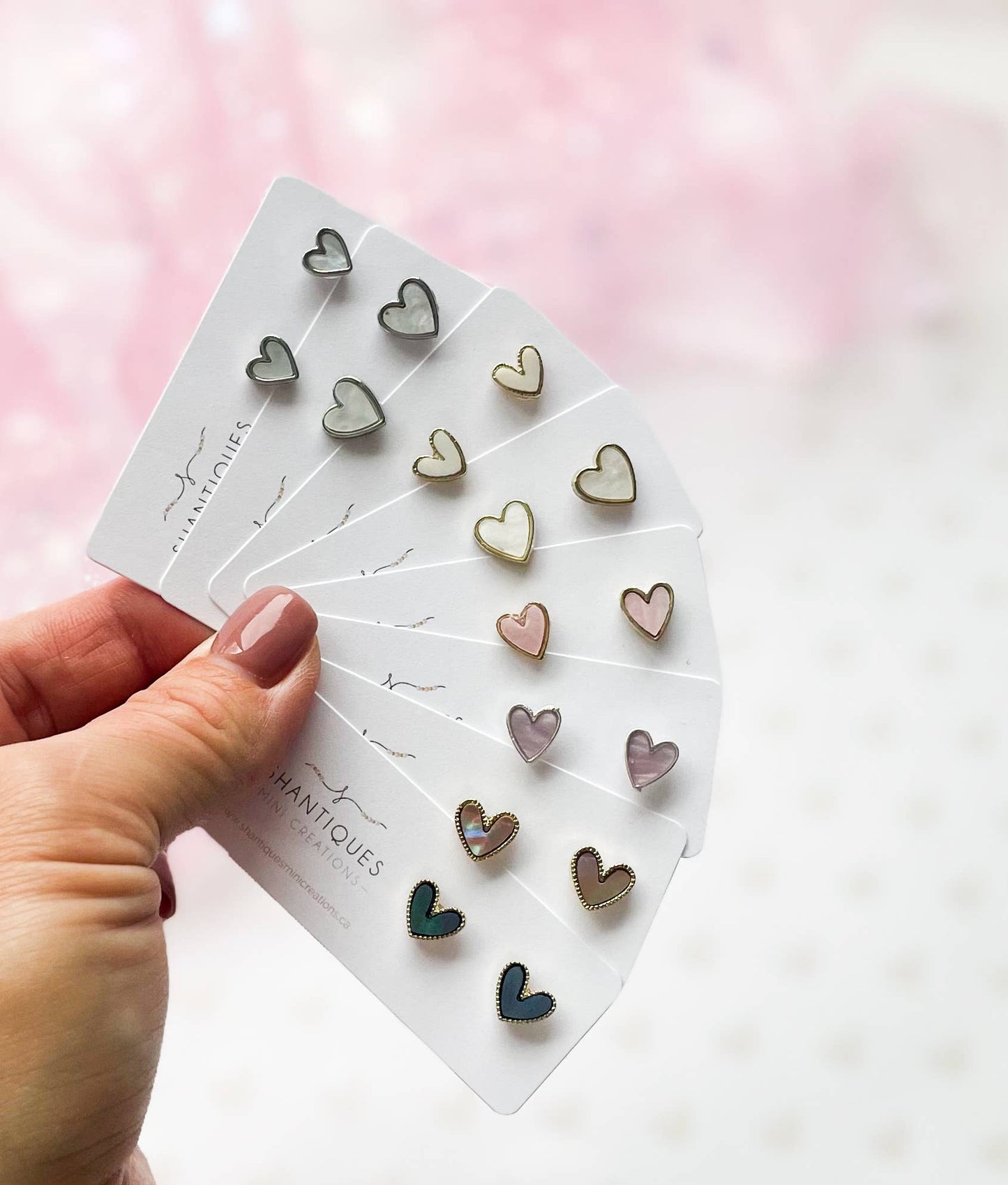 Earrings, Heart Collection, 4 Assorted (sold individually)
