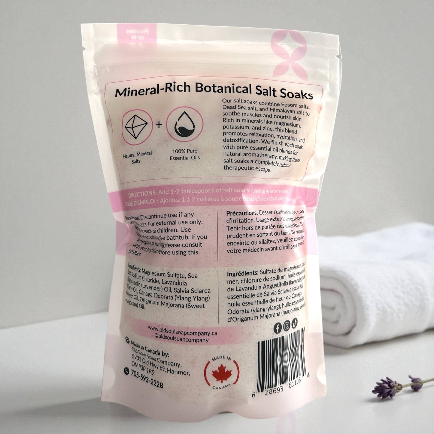 Old Soul Soap Company Inc. - Salt Soak: Sleep Well - 800g
