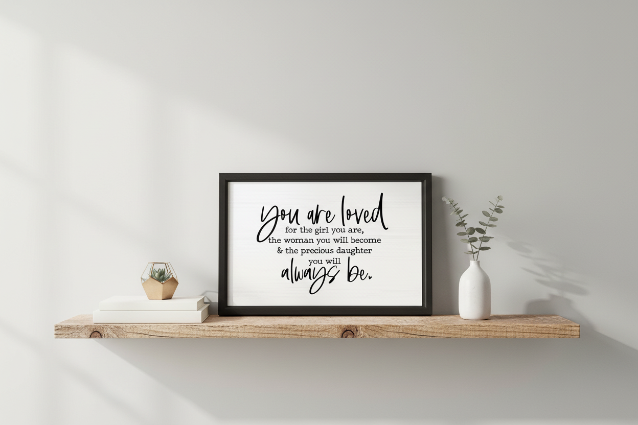 Daughter - You Are So Loved | Wood Sign