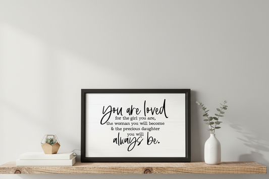 Daughter - You Are So Loved | Wood Sign