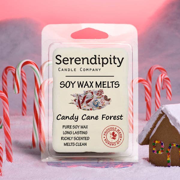 Serendipity Soy Candles - Candy Cane Forest: 32oz 2 Wick