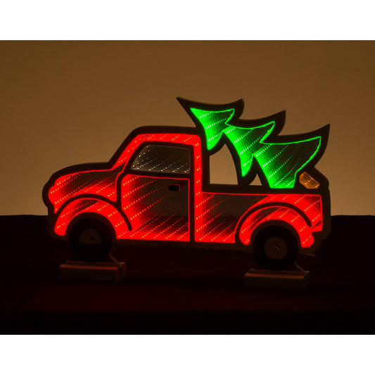 15.5" Red Truck LED Infinity Light