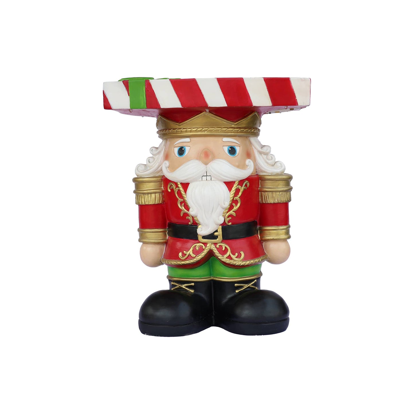 Hi-Line Gift Ltd. - Lighted Nutcracker Soldier Christmas Side Table Decor