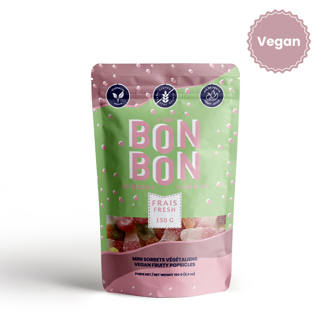 La boîte à bonbons - Vegan Fruity Popsicles - Gummy Candies