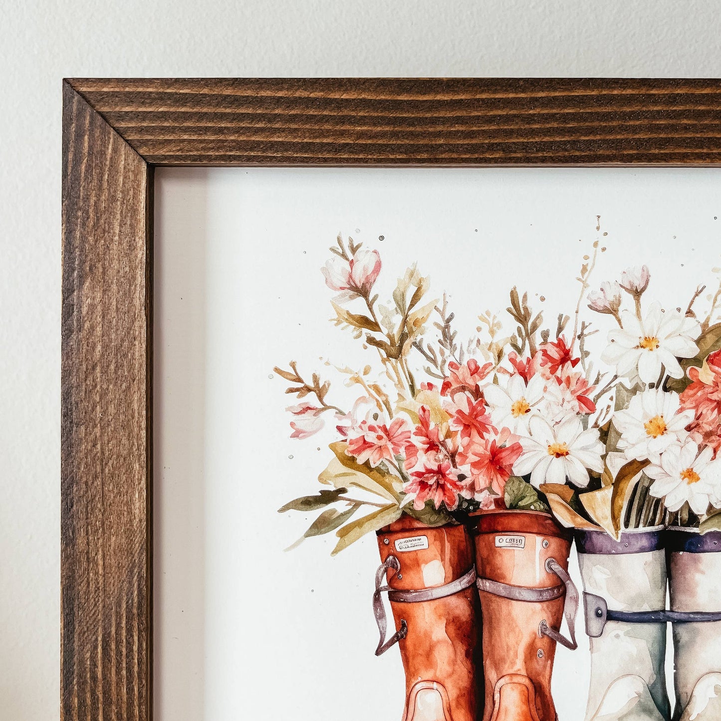 Knotty Design Co. - May The Flowers Remind Us Framed Sign