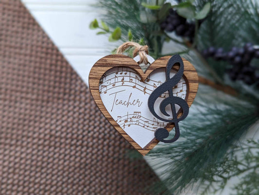 TEACHER MUSIC ORNAMENT