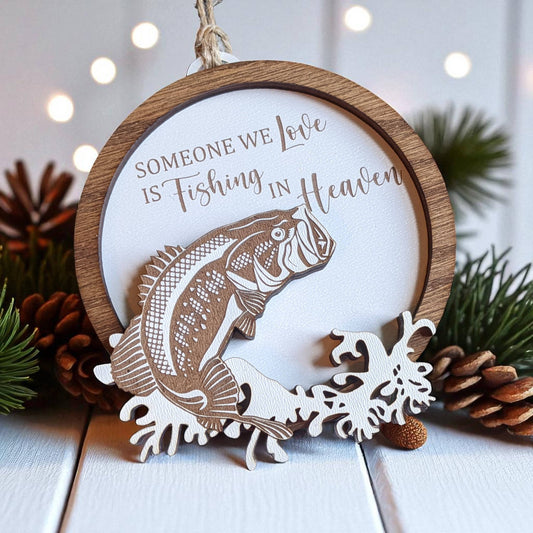 Richer Design Co. - FISHING MEMORIAL ORNAMENT