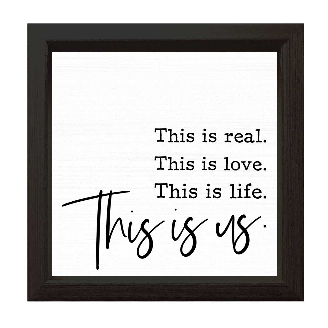 Pinetree Innovations Canada - This Is Us | Wood Sign: White
