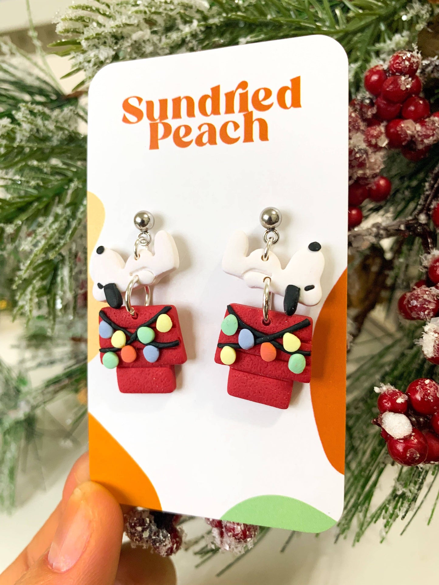 Snoopy’s House Earrings