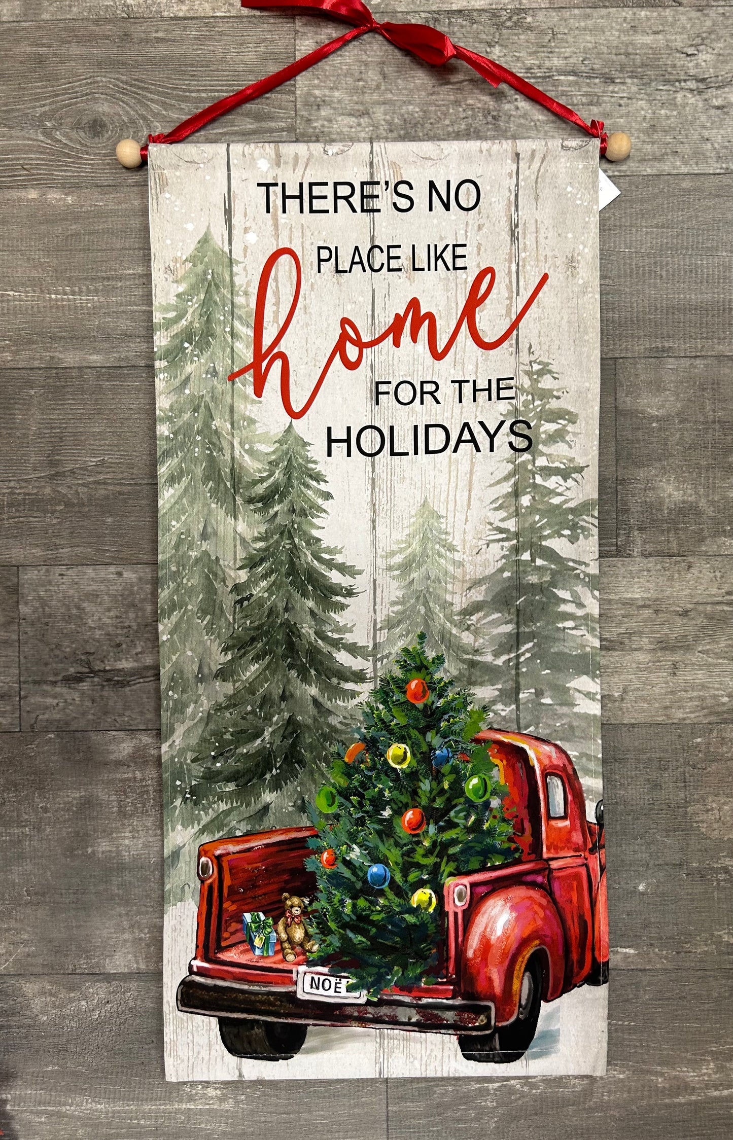 Canvas Wall Hanging, LED, There’s no place like home