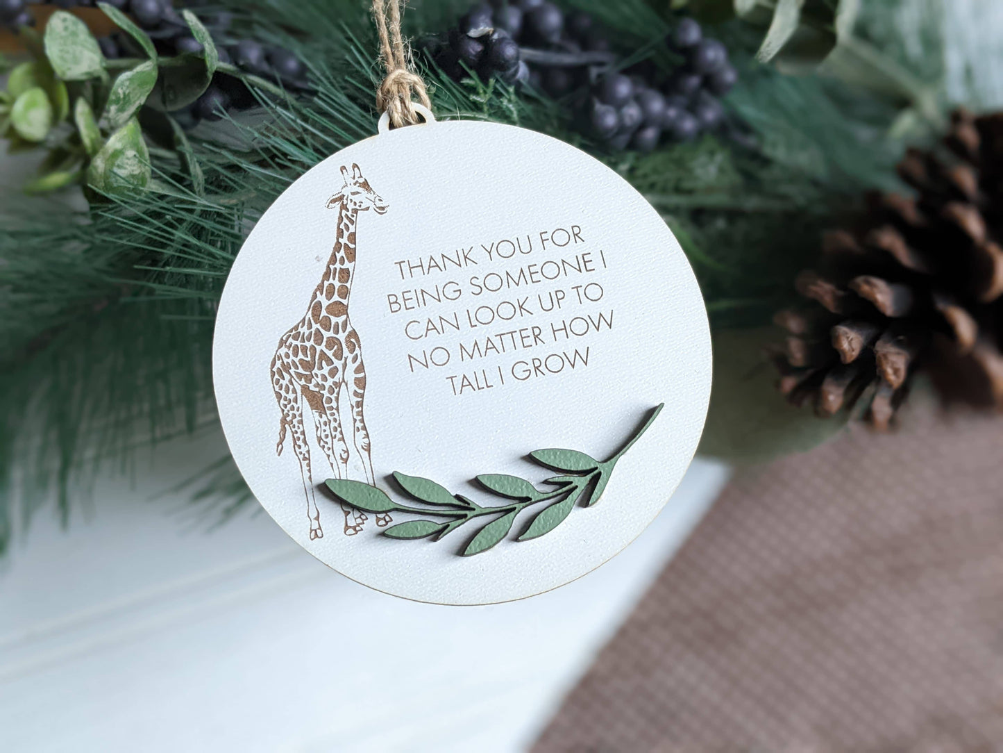 Richer Design Co. - GIRAFFE ORNAMENT