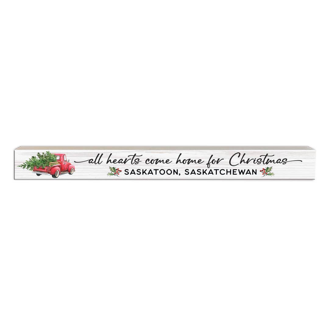 Pinetree Innovations Canada - All Hearts Come Home Custom | Wood Sign Christmas