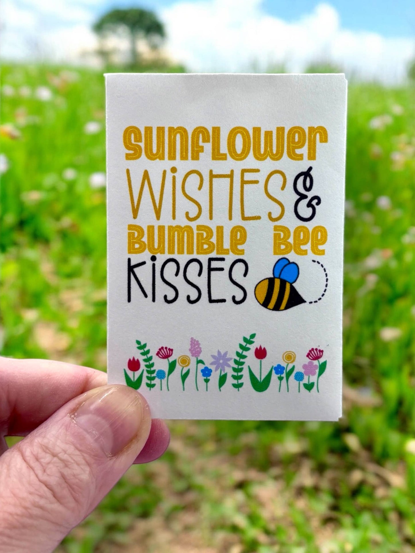 Seed Packages - All Occasion seed package with Wildflowers