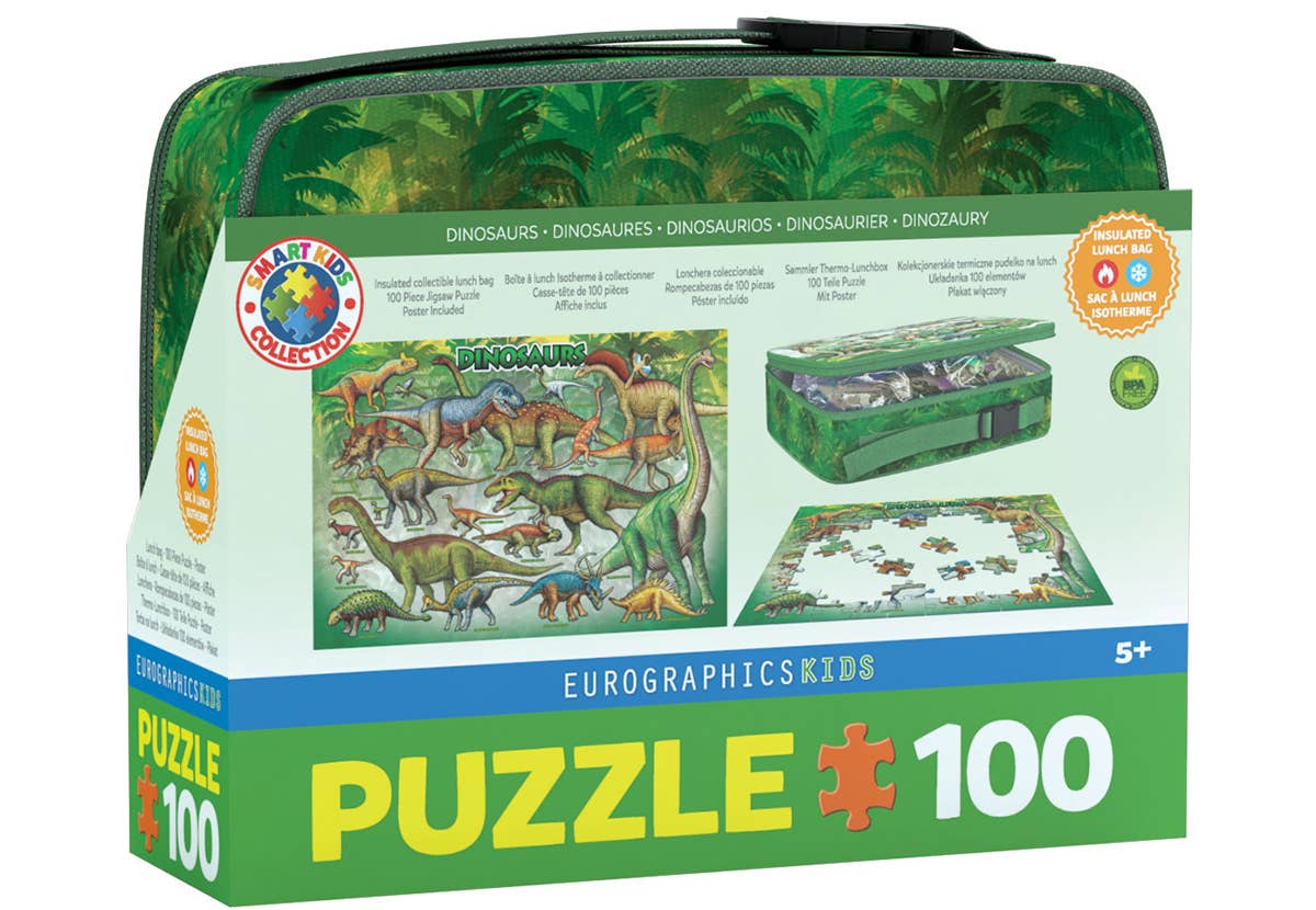 Eurographics Puzzles Canada - Dinosaurs Lunch Bag