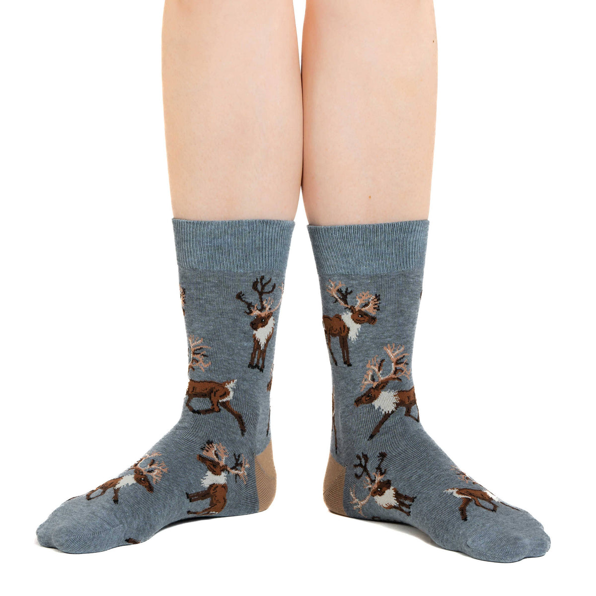 Good Luck Sock - Women's Caribou Socks: Shoe Size 5-9