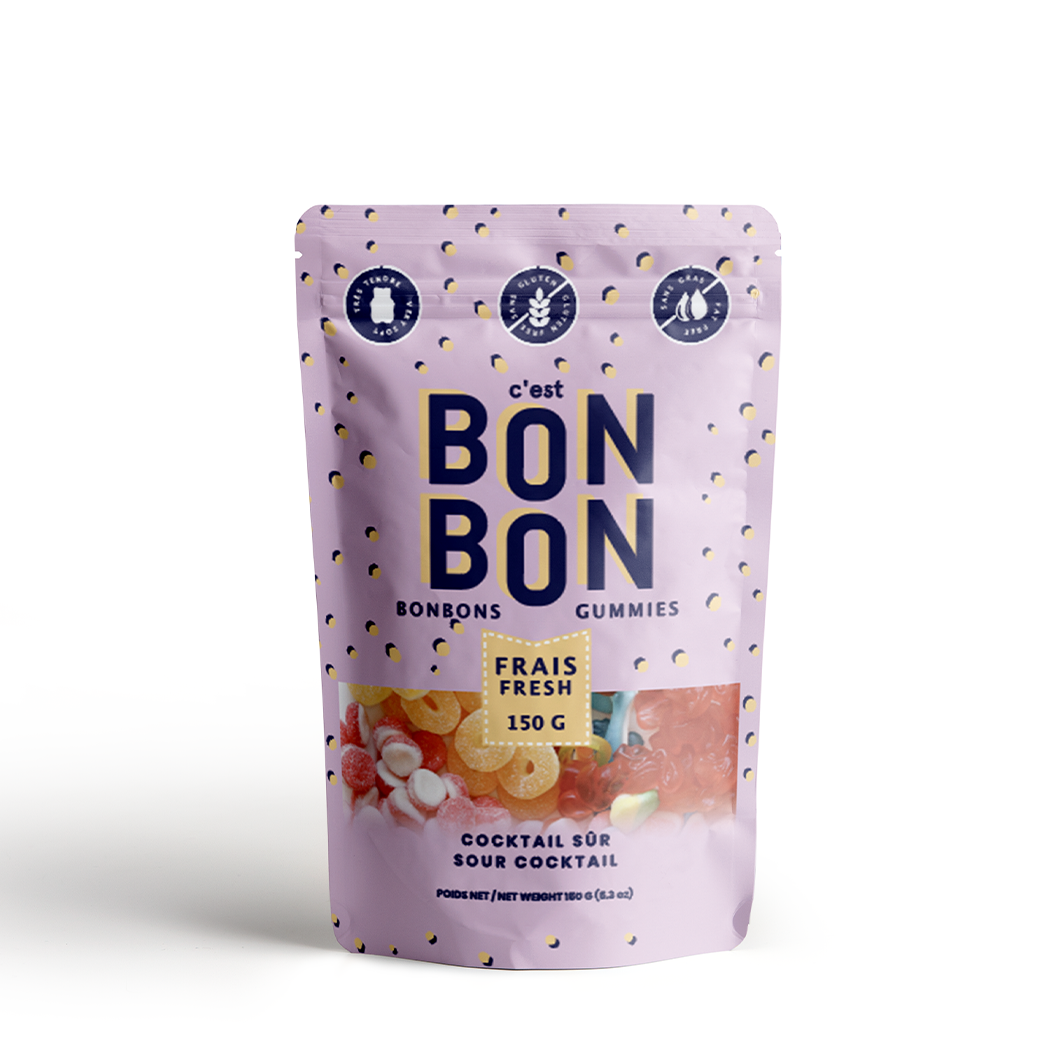 c'est BONBON- Canada - Sour Cocktail - Gummy Candies